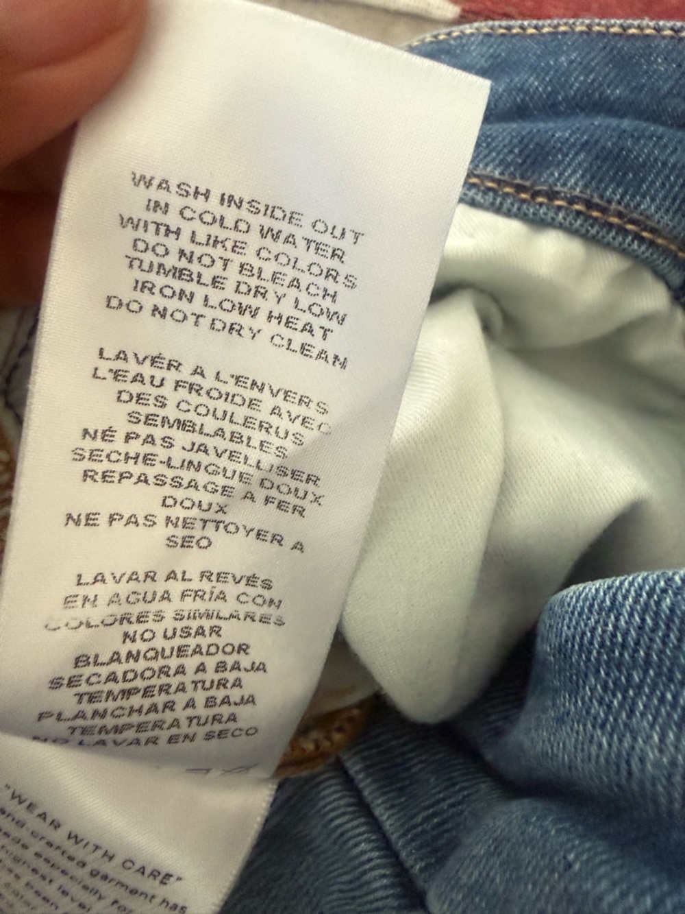 Good American Good Legs Flare Indigo Jeans Size 31/12 Distressed Hem EUC - Picture 10 of 11